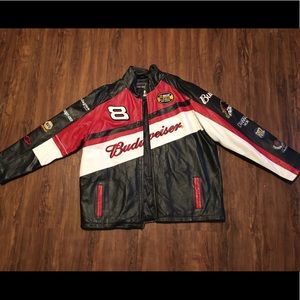 Leather NASCAR Jacket, Dale Earnhardt Jr. #8